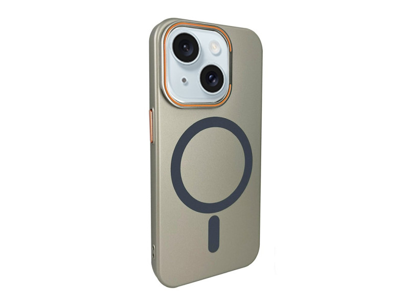 Joko iPhone 15 Drago Lens Standlı Magsafe Kapak - Titan Gri