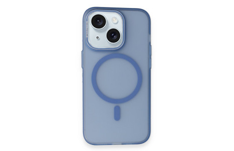 Joko iPhone 15 Frost Standlı Magsafe Kapak - Sierra Blue