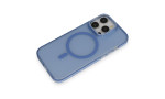 Joko iPhone 15 Frost Standlı Magsafe Kapak - Sierra Blue
