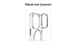 Joko iPhone 15 Kılıf Crystal Magsafe Kapak - Şeffaf