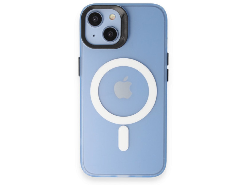 Joko iPhone 15 Kılıf Mateks Magsafe Kapak - Sierra Blue