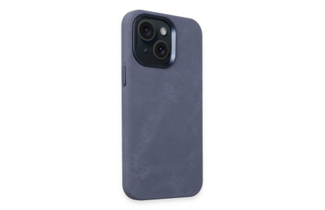 Joko iPhone 15 Kılıf Velvet Magsafe Kapak - Lacivert
