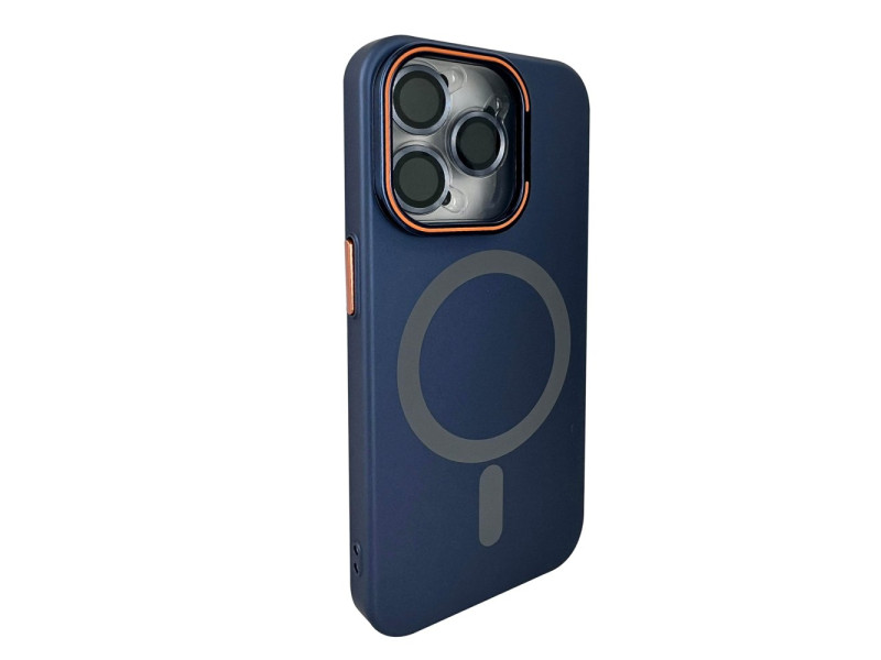 Joko iPhone 15 Pro Drago Lens Standlı Magsafe Kapak - Lacivert