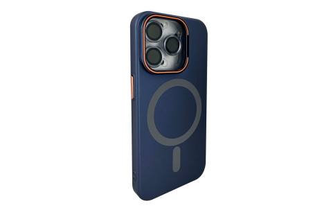 Joko iPhone 15 Pro Max Drago Lens Standlı Magsafe Kapak - Lacivert