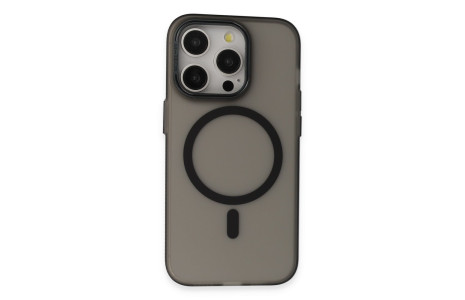 Joko iPhone 15 Pro Max Frost Standlı Magsafe Kapak - Siyah