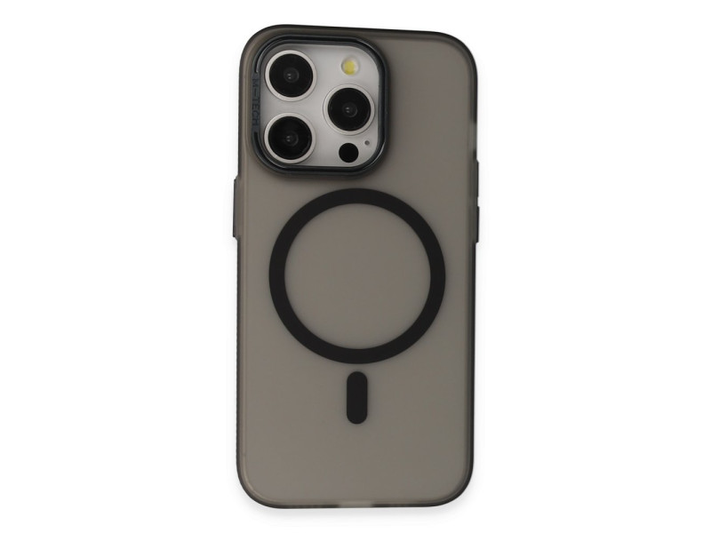 Joko iPhone 15 Pro Max Frost Standlı Magsafe Kapak - Siyah