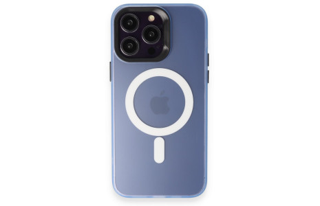 Joko iPhone 15 Pro Max Kılıf Mateks Magsafe Kapak - Sierra Blue