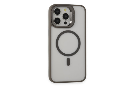 Joko iPhone 15 Pro Max Kılıf Roblox Lens Magsafe Standlı Kapak - Titan Gri