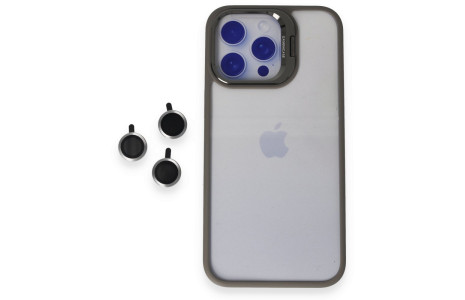 Joko iPhone 15 Pro Max Kılıf Roblox Lens Standlı Kapak - Titan Gri