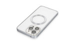 Joko iPhone 15 Pro Kılıf Metal Bumper Magneticsafe Kapak - Gri