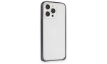 Joko iPhone 15 Pro Kılıf Metal Bumper Magneticsafe Kapak - Lacivert