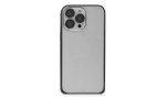 Joko iPhone 15 Pro Metal Bumper Mat Kapak - Siyah