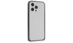 Joko iPhone 15 Pro Metal Bumper Mat Kapak - Siyah