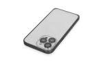 Joko iPhone 15 Pro Metal Bumper Mat Kapak - Siyah