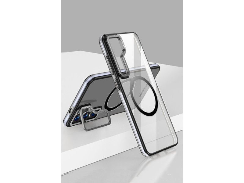 Joko Samsung Galaxy S24 Crystal Magsafe Kapak - Siyah