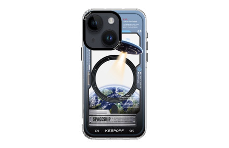 Keep Off iPhone 15 Aerospace Magsafe Kapak - Aircraft