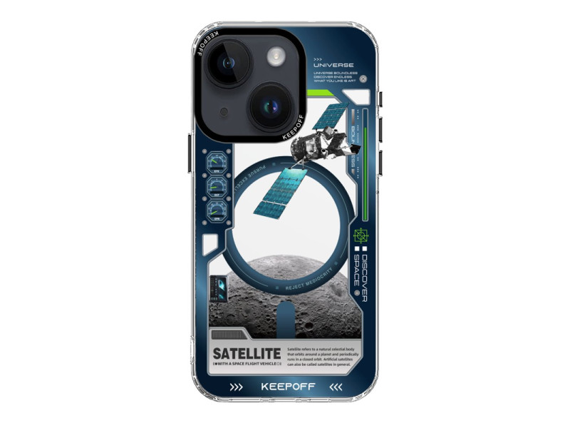 Keep Off iPhone 15 Aerospace Magsafe Kapak - Satellite