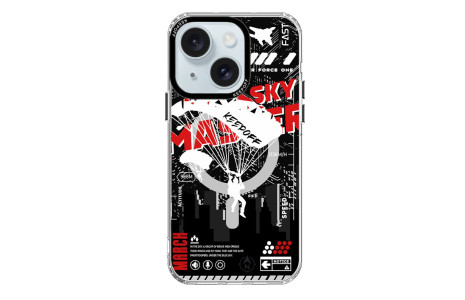 Keep Off iPhone 15 Battlefield Magsafe Kapak - Airborne
