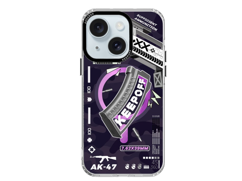 Keep Off iPhone 15 Battlefield Magsafe Kapak - Prepare Ammuniton