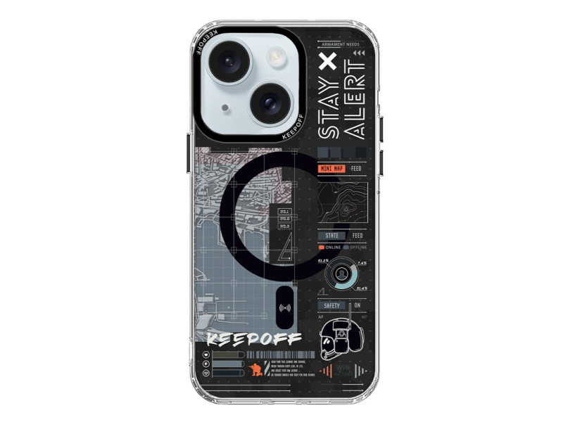 Keep Off iPhone 15 Battlefield Magsafe Kapak - Strategy