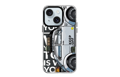 Keep Off iPhone 15 Cross Country Travel Magsafe Kapak - Snow