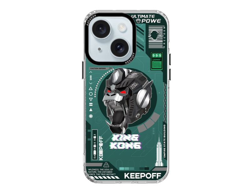 Keep Off iPhone 15 DNA Magsafe Kapak - King Kong