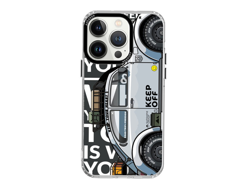 Keep Off iPhone 15 Pro Cross Country Travel Magsafe Kapak - Highway