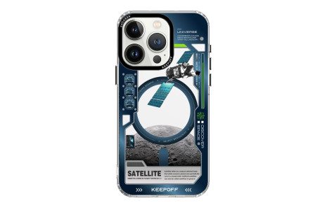 Keep Off iPhone 15 Pro Max Aerospace Magsafe Kapak - Satellite