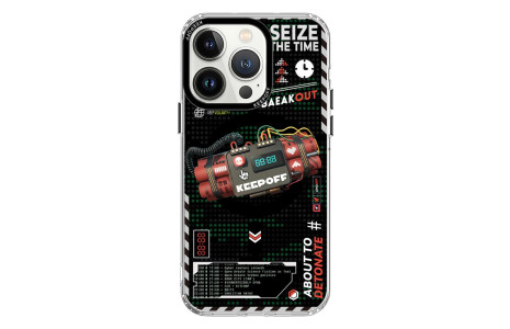 Keep Off iPhone 15 Pro Max Battlefield Magsafe Kapak - Blasting