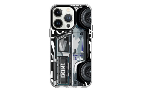 Keep Off iPhone 15 Pro Max Cross Country Travel Magsafe Kapak - Snow
