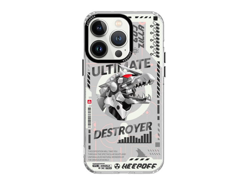Keep Off iPhone 15 Pro Max DNA Magsafe Kapak - Godzilla