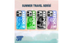 Keep Off iPhone 15 Pro Max Summer Travel Magsafe Kapak - Green Mood