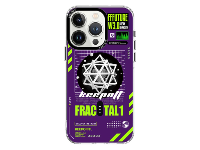 Keep Off iPhone 15 Pro Parallel Space Time Magsafe Kapak - Heart of Atom