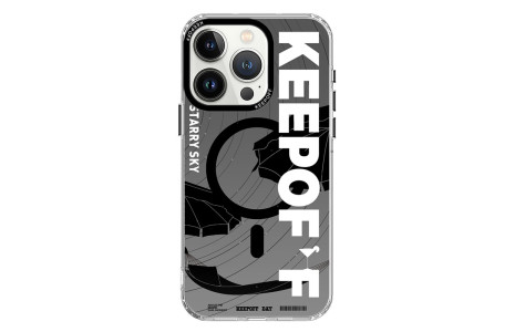Keep Off iPhone 15 Pro Summer Travel Magsafe Kapak - Starry Night