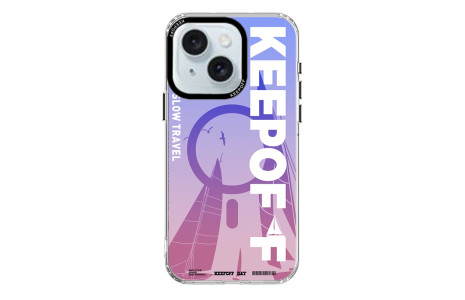 Keep Off iPhone 15 Summer Travel Magsafe Kapak - Quiet Wandering