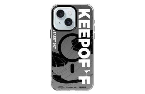 Keep Off iPhone 15 Summer Travel Magsafe Kapak - Starry Night