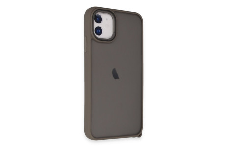 Newface iPhone 11 Kılıf Elegant Kapak - Titan Gri
