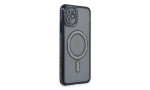 Newface iPhone 11 Kılıf Joke Simli Magneticsafe Kılıf - Lacivert