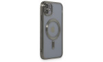 Newface iPhone 11 Kılıf Kross Magneticsafe Kapak - Titan Gri