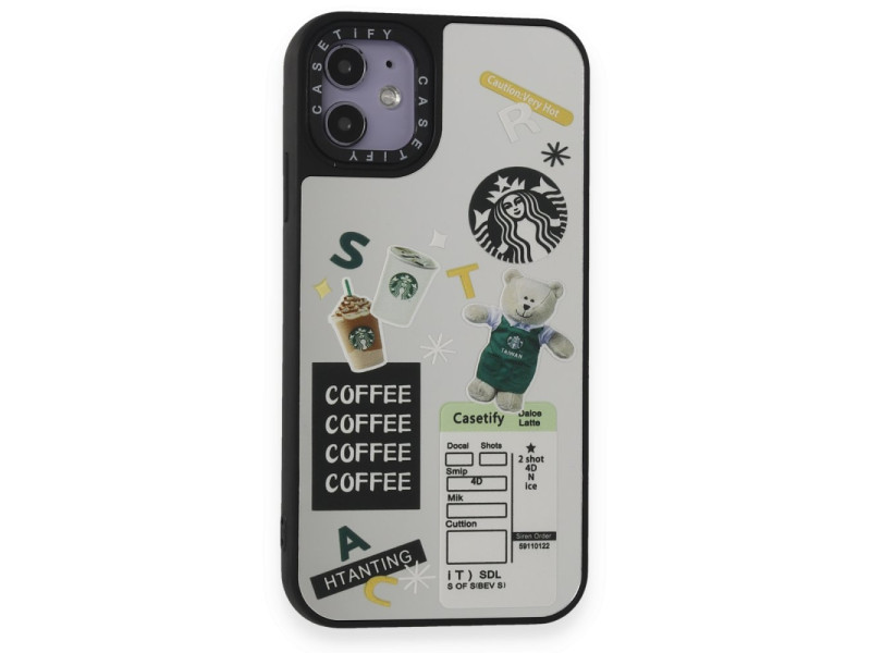 Newface iPhone 11 Kılıf Mirror Desenli Kapak - Mirror - 17