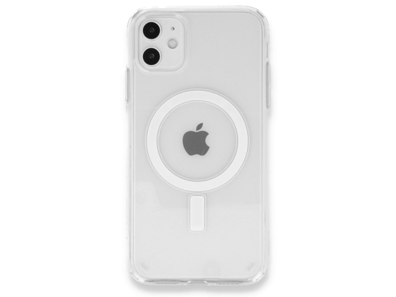 Newface iPhone 11 Kılıf Pc Real Magsafe Kapak - Şeffaf