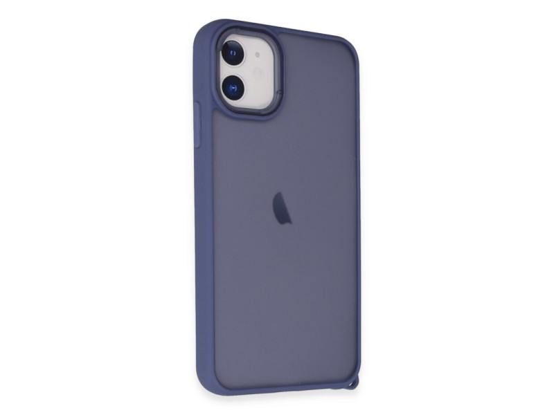 Newface iPhone 12 Kılıf Elegant Kapak - Açık Mavi
