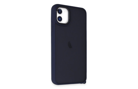 Newface iPhone 12 Kılıf Elegant Kapak - Lacivert