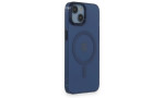 Newface iPhone 14 Kılıf Anka PC Magneticsafe Sert Metal Kapak - Lacivert