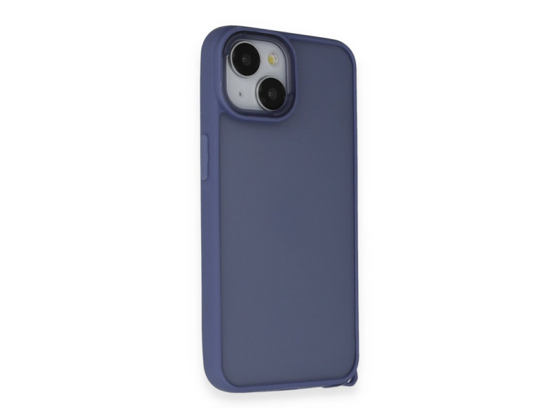 Newface iPhone 14 Kılıf Elegant Kapak - Açık Mavi