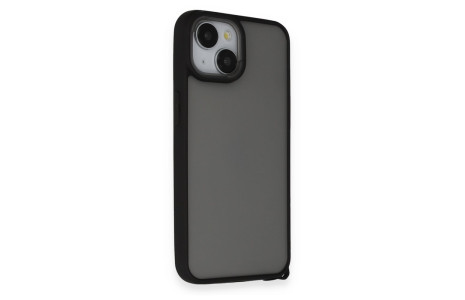 Newface iPhone 14 Kılıf Elegant Kapak - Siyah