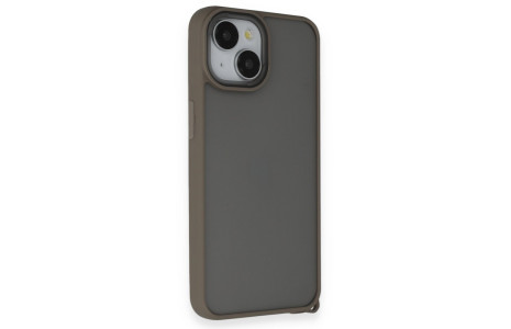 Newface iPhone 14 Kılıf Elegant Kapak - Titan Gri