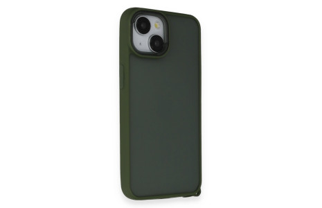Newface iPhone 14 Kılıf Elegant Kapak - Yeşil