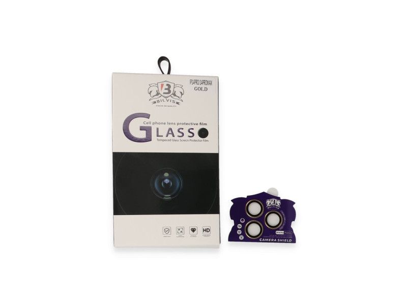 Newface iPhone 14 Pro Max Bilvis Titan Kamera Lens - Gold