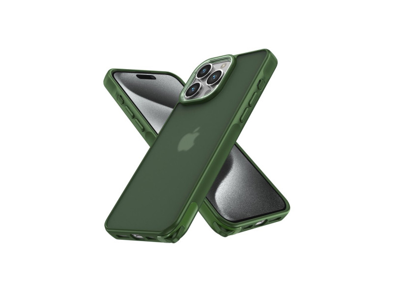 Newface iPhone 14 Pro Max Kılıf Elegant Kapak - Yeşil